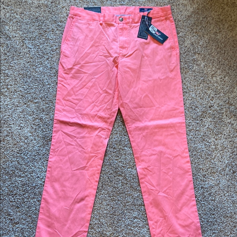 Men’s Coral Vineyard Vines Pants